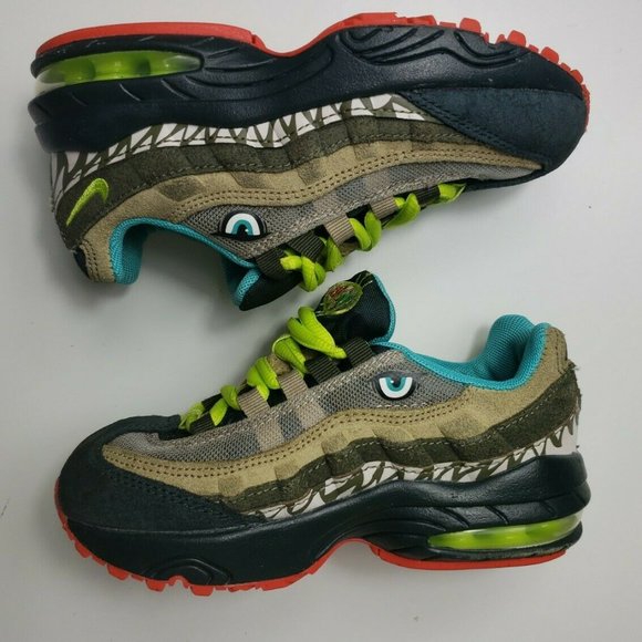 NEW NIKE AIR MAX 95 "MONSTER" GS OUTDOOR GREEN CYB - Picture 6 of 7